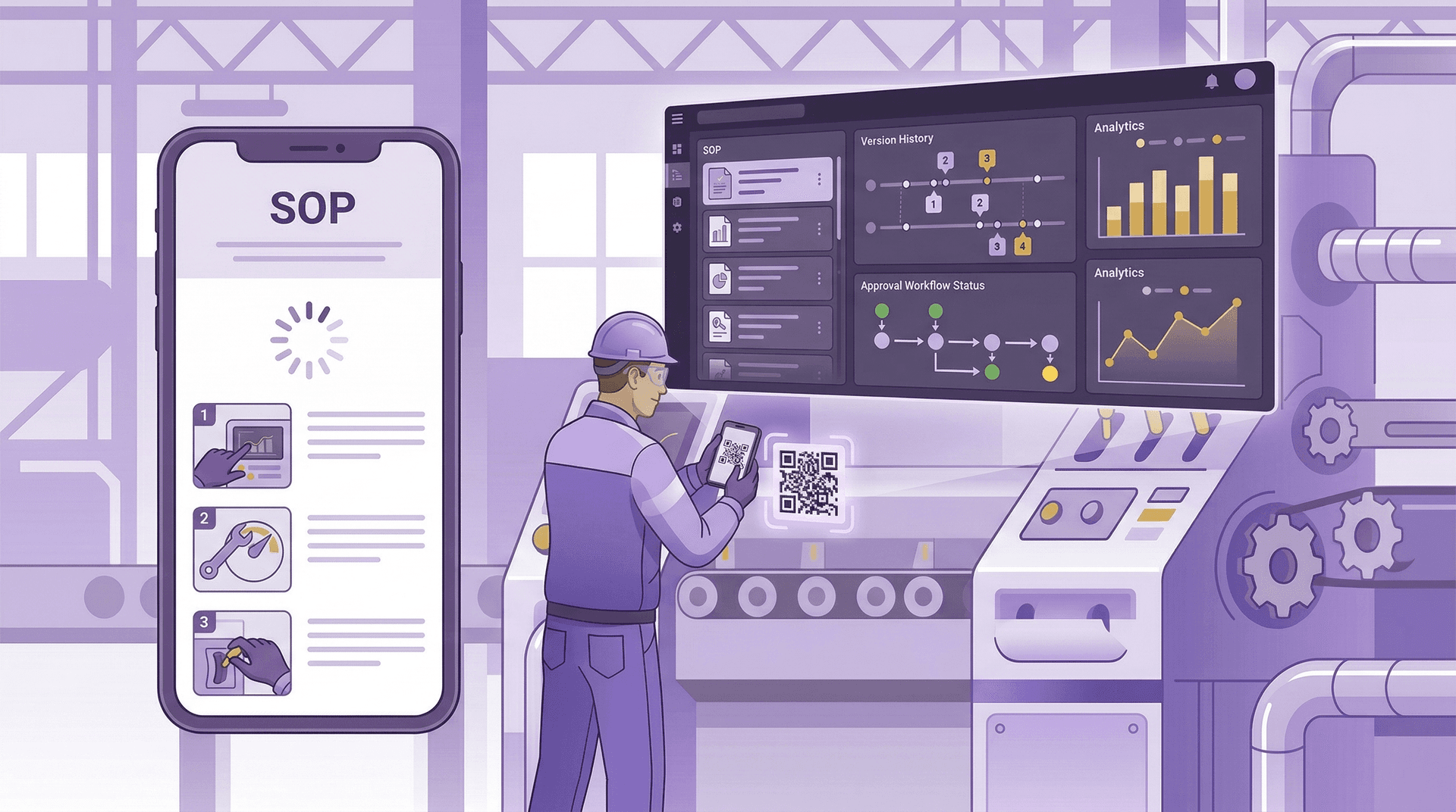 SOP Software Dashboard: Vergleich zwischen SOP-Management und SOP-Generierung