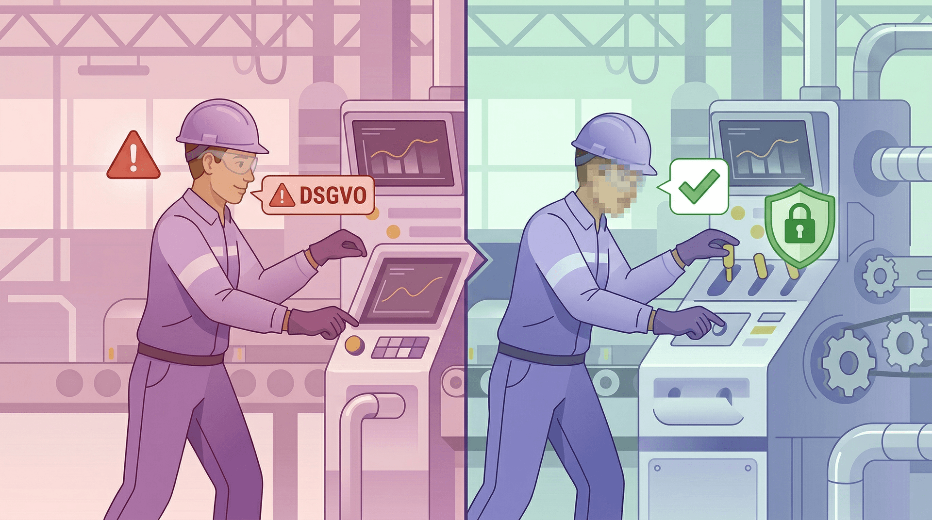 Automatische Gesichtszensur in Prozessvideos: DSGVO-konforme Dokumentation mit anonymisierten Gesichtern